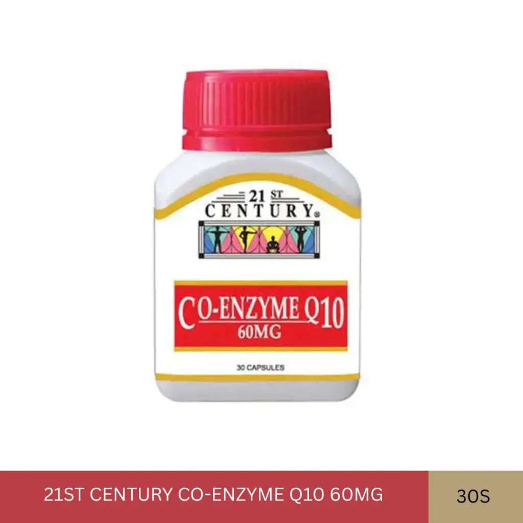 21ST CENTURY CO-ENZYME Q10 60MG (30'S)