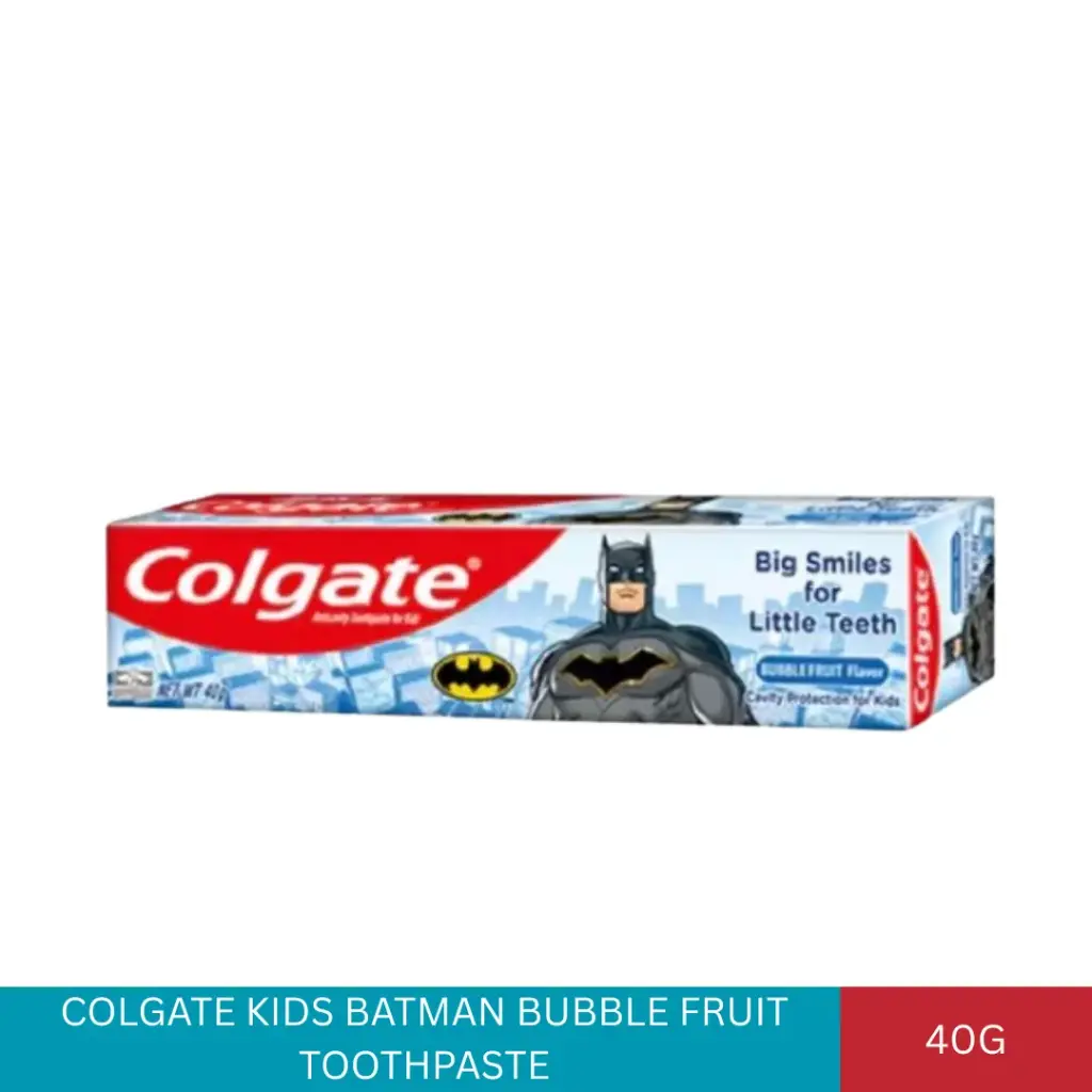 COLGATE KIDS BATMAN BUBBLE FRUIT TOOTHPASTE (40G)