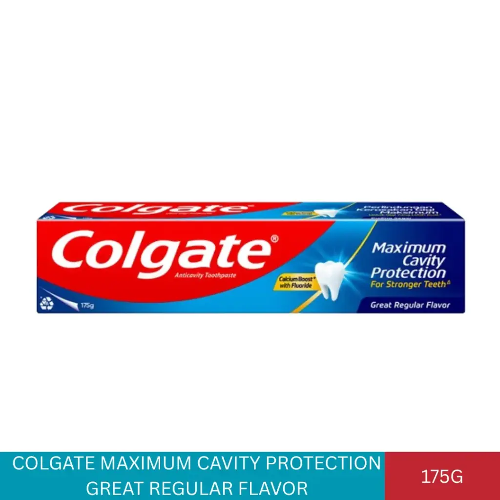 COLGATE MAXIMUM CAVITY PROTECTION GREAT REGULAR FLAVOR (175G)#