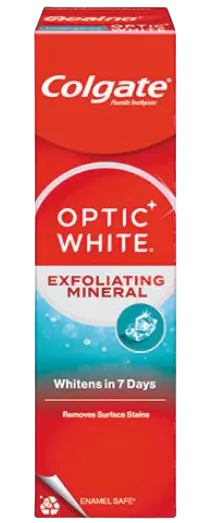 COLGATE OPTIC WHITE EXFOLIATING MINERAL SINGLE (100G)#