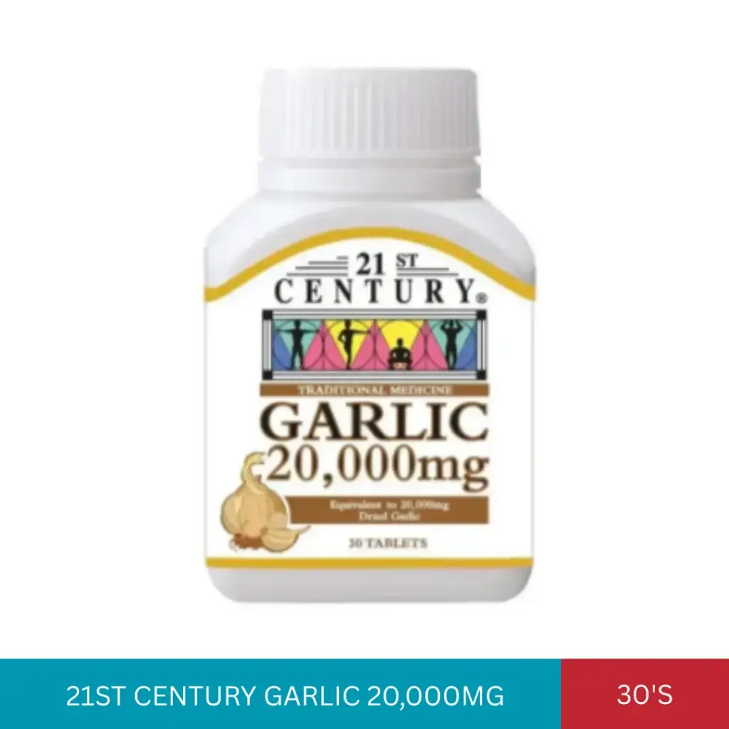 21ST CENTURY GARLIC 20,000MG (30'S)