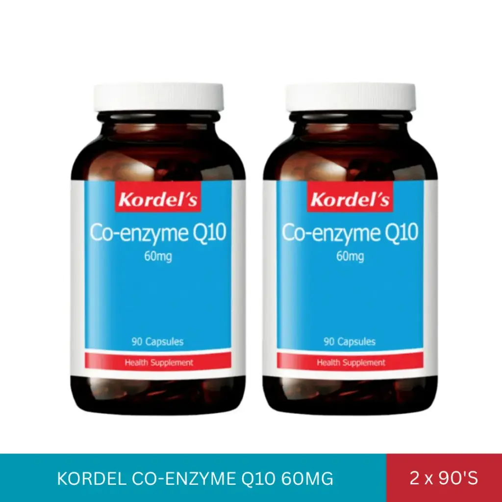 KORDEL CO-ENZYME Q10 60MG (2X90'S)