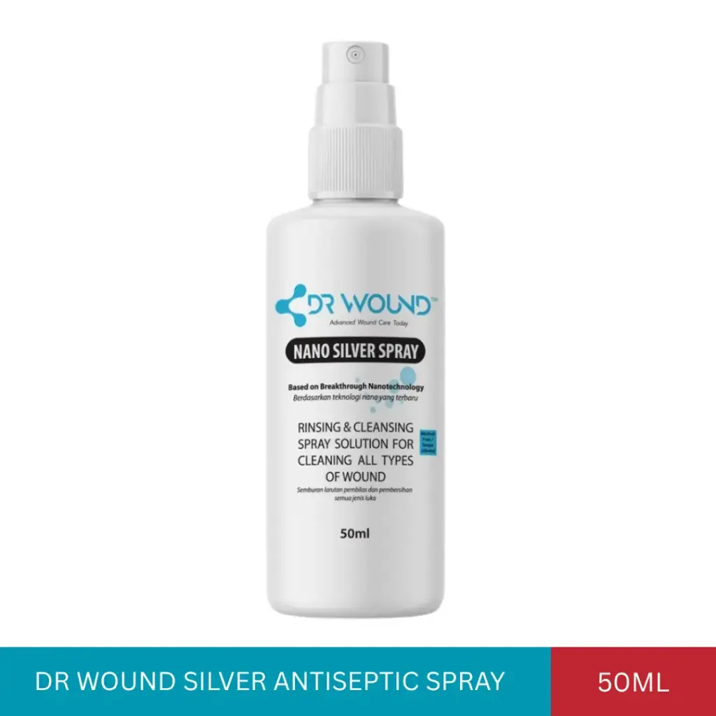 DR WOUND SILVER ANTISEPTIC SPRAY (50ML)#