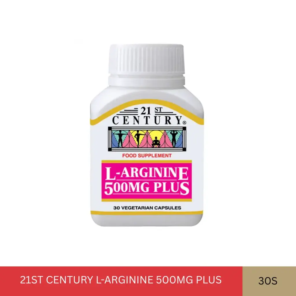 21ST CENTURY L-ARGININE 500MG PLUS (30'S)