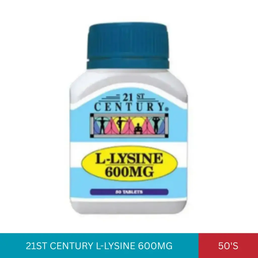 21ST CENTURY L-LYSINE 600MG (50'S)