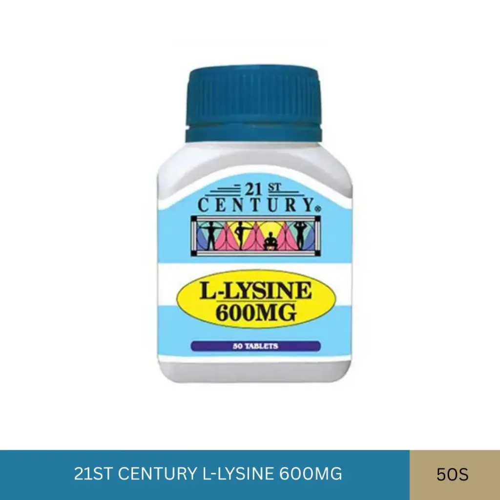 21ST CENTURY L-LYSINE 600MG (50'S)