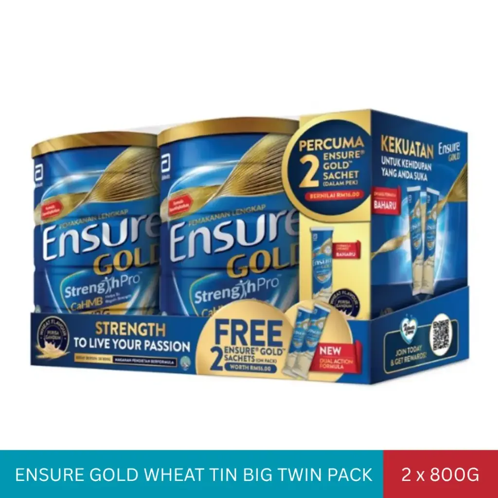 ENSURE GOLD WHEAT TIN BIG TWIN PACK (2x800G)*