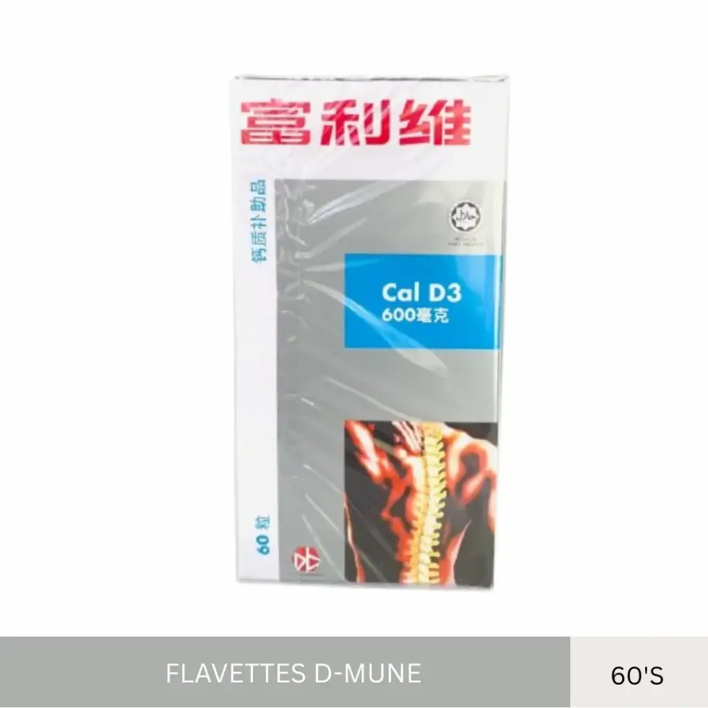 FLAVETTES CAL D3 600MG (60'S)#