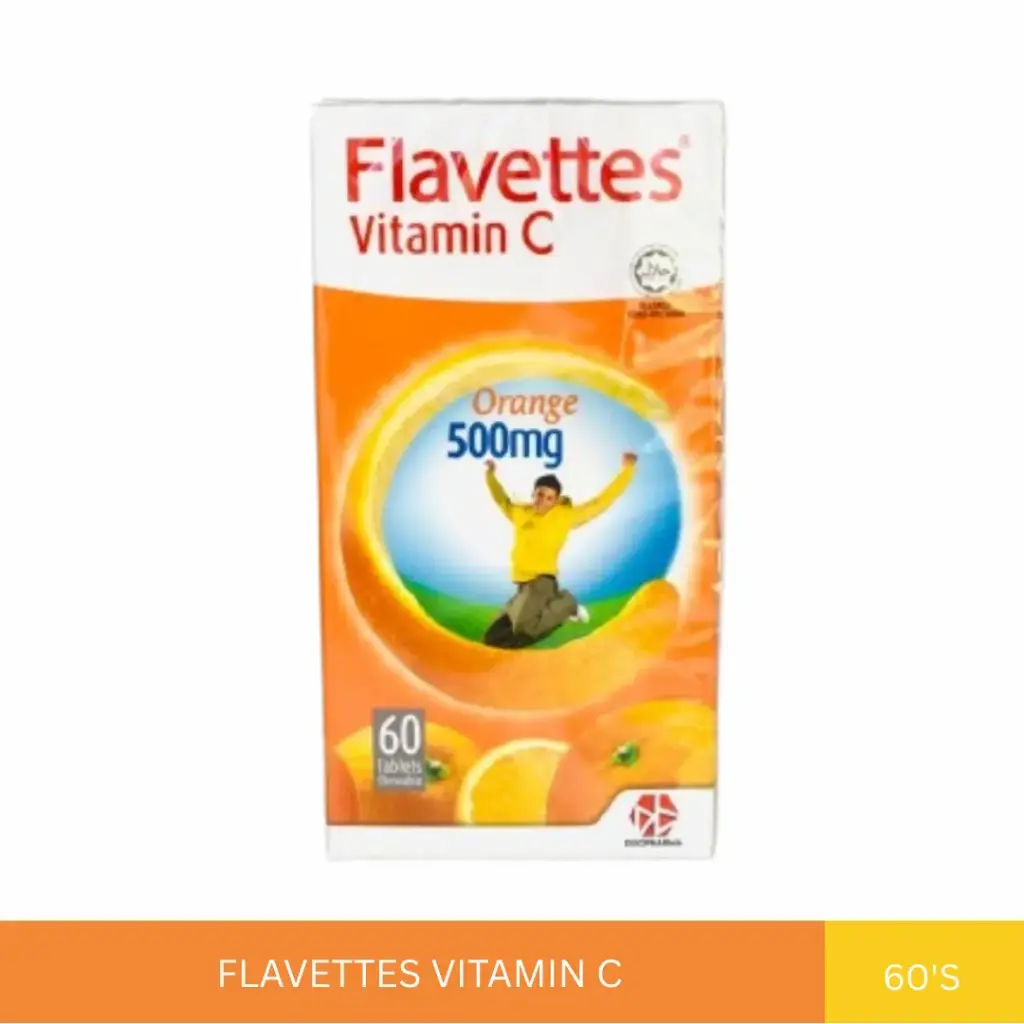 FLAVETTES VITAMIN C 250MG ORANGE (60'S)#