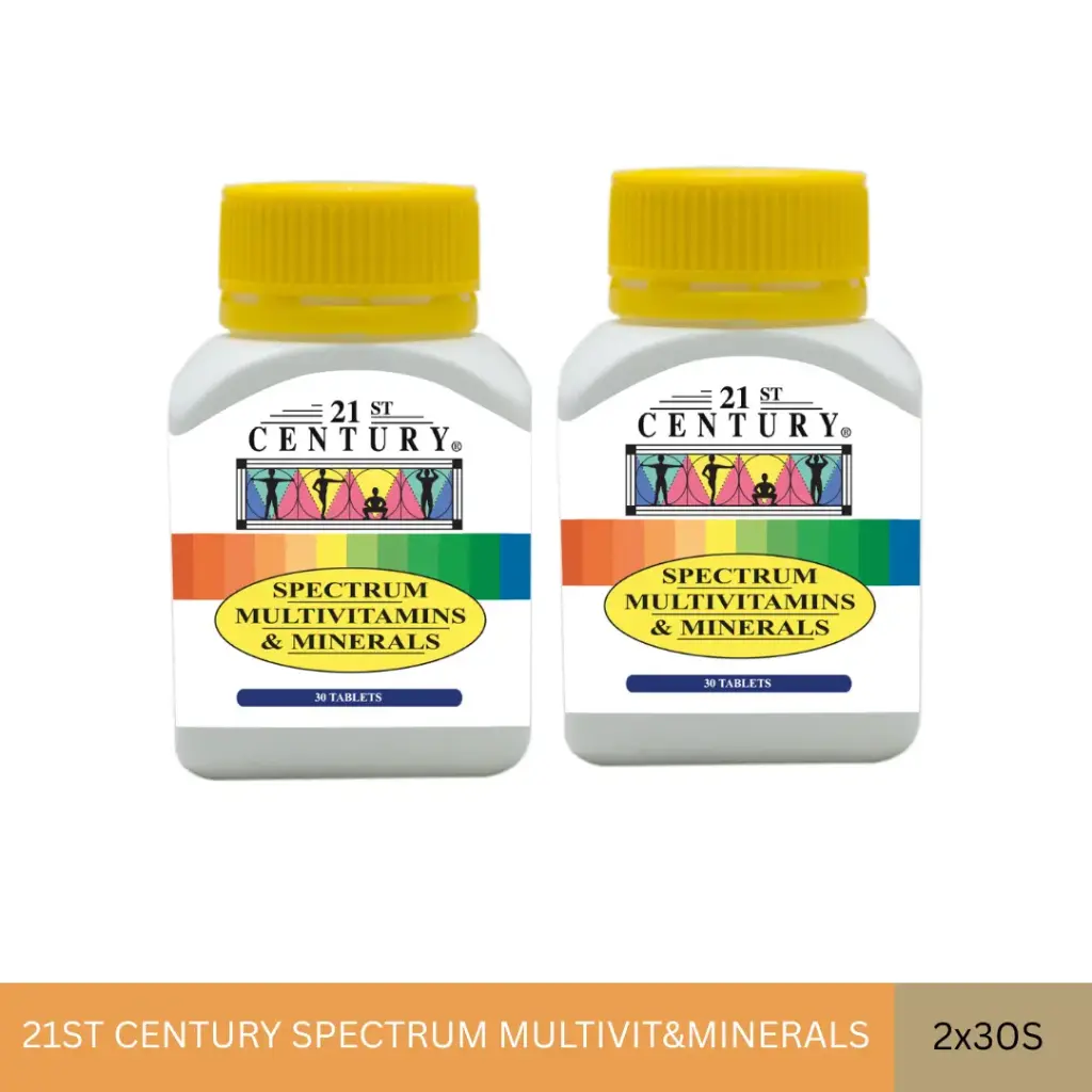 21ST CENTURY SPECTRUM MULTIVIT&MINERALS (2X30'S)