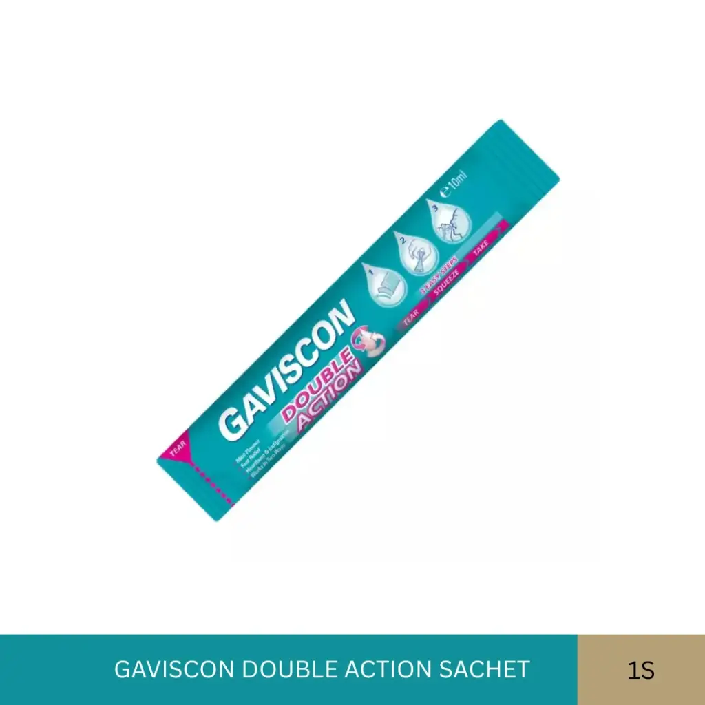 GAVISCON DOUBLE ACTION SACHET (1'S)