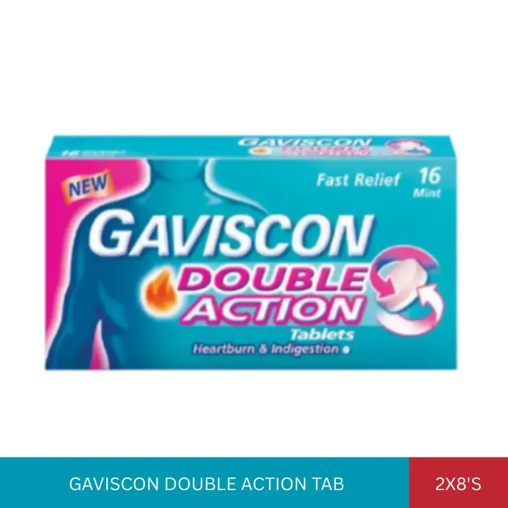 GAVISCON DOUBLE ACTION TAB (2X8'S)
