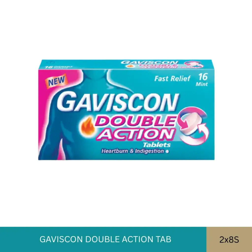 GAVISCON DOUBLE ACTION TAB (2X8'S)