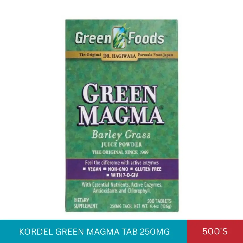 KORDEL GREEN MAGMA TAB 250MG (500'S)#