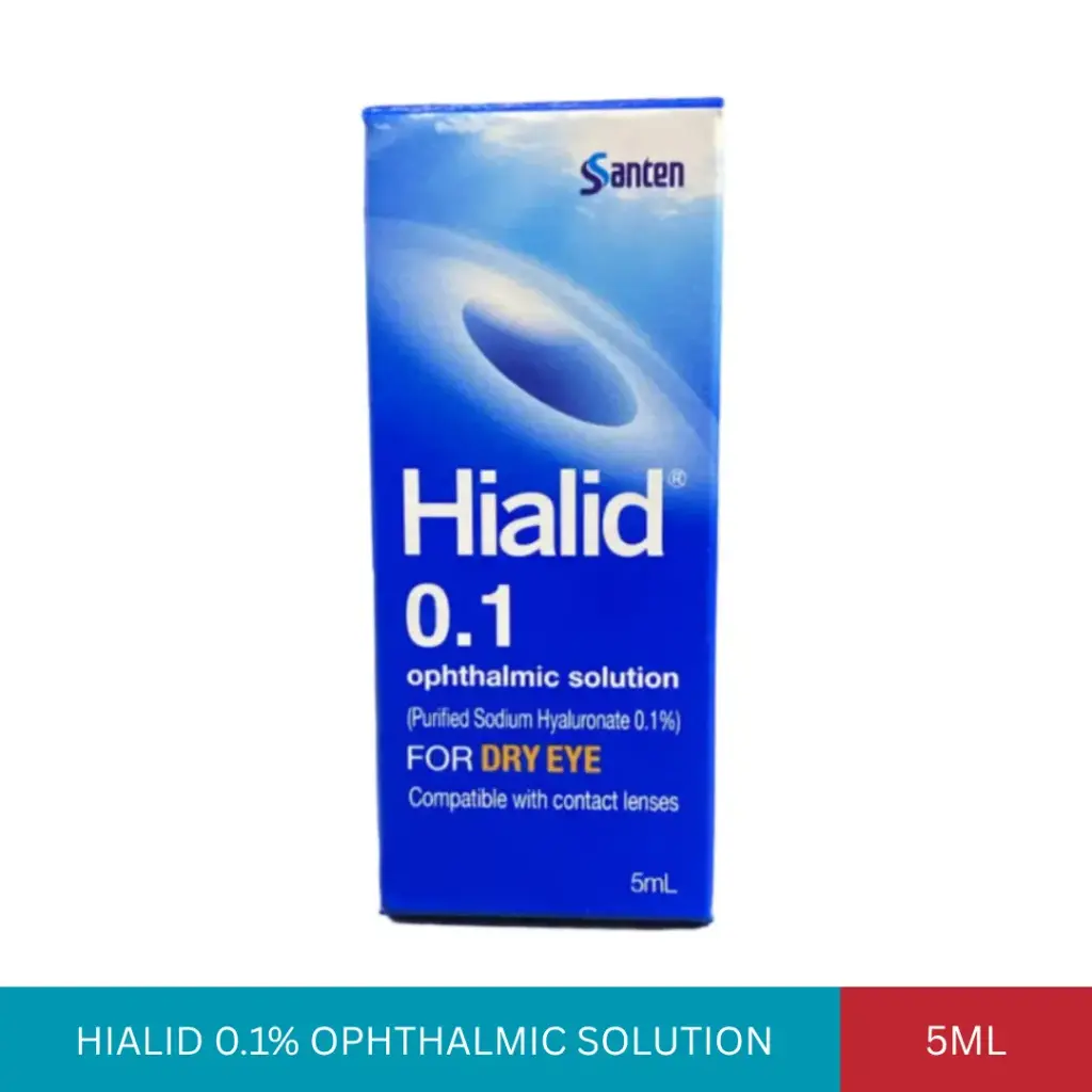 HIALID 0.1% OPHTHALMIC SOLUTION (5ML)#