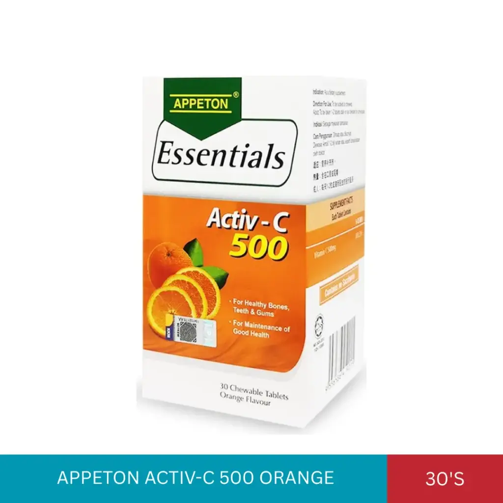 APPETON ACTIV-C 500 ORANGE (30'S)
