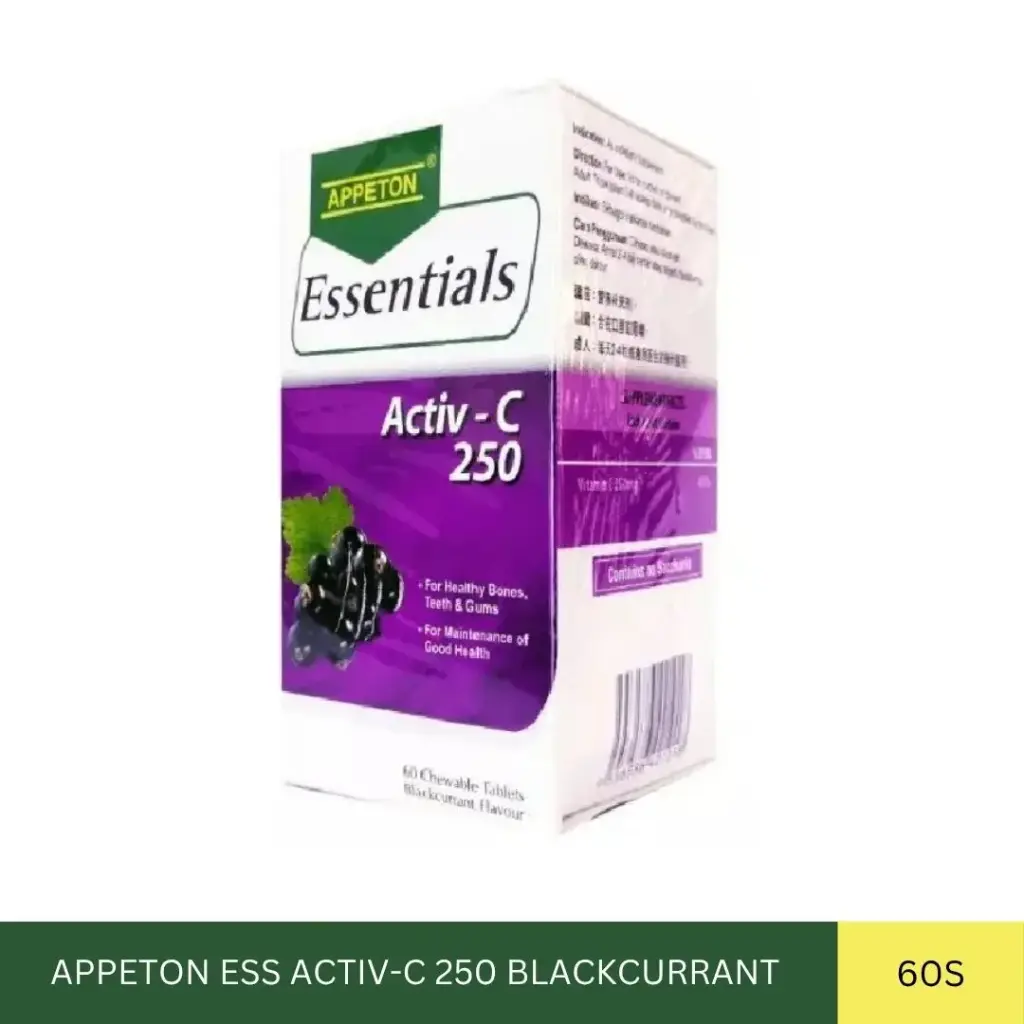 APPETON ESS ACTIV-C 250 BLACKCURRANT (60'S)#