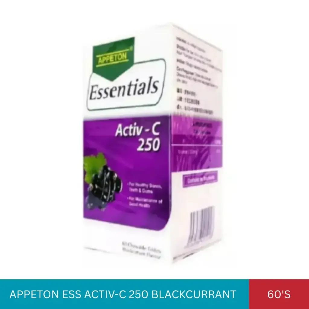 APPETON ESS ACTIV-C 250 BLACKCURRANT (60'S)#