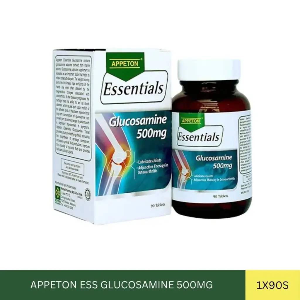 APPETON ESS GLUCOSAMINE 500MG (1X90'S)