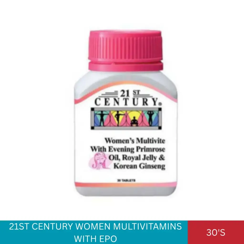 21ST CENTURY WOMEN MULTIVITAMINS WITH EPO (30'S)