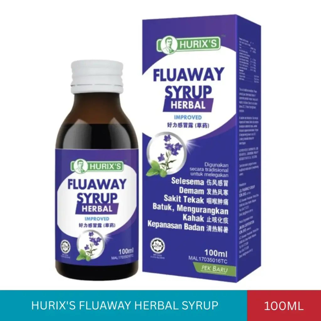HURIX'S FLUAWAY HERBAL SYRUP (100ML)#