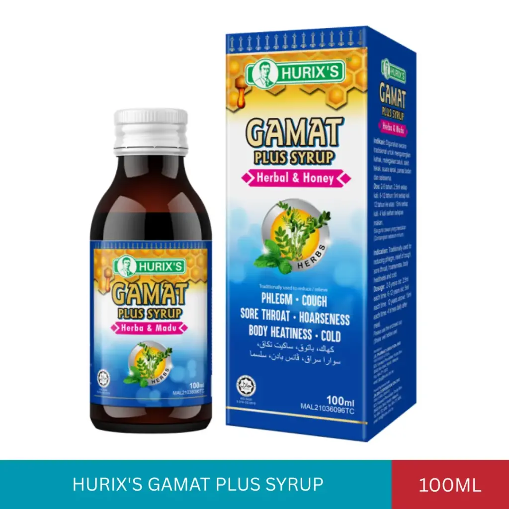 HURIX'S GAMAT PLUS SYRUP (100ML)#