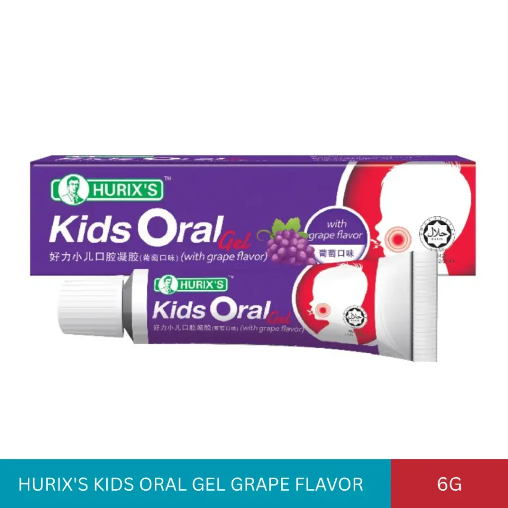 HURIX'S KIDS ORAL GEL GRAPE FLAVOR (6GM)#