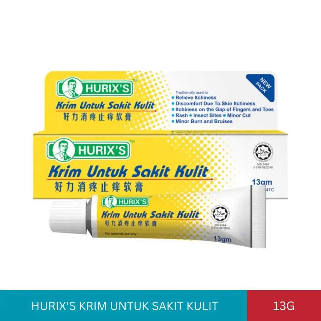 HURIX'S KRIM UNTUK SAKIT KULIT (13GM)#