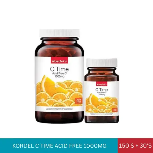 [011065] KORDEL C TIME ACID FREE 1000MG (150+30'S)