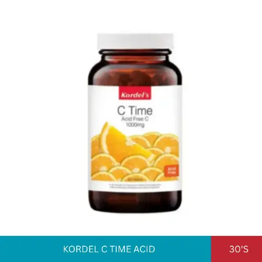 [011066] KORDEL C TIME ACID FREE 1000MG (30'S)