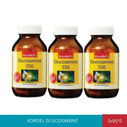 [011098] KORDEL GLUCOSAMINE 550MG (3x90'S)