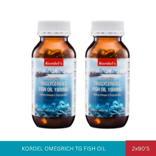 [011138] KORDEL OMEGRICH TG FISH OIL 1500MG (2x90'S)*
