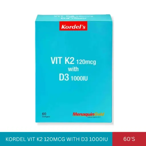 [011174] KORDEL VIT K2 120MCG WITH D3 1000IU (60'S)#