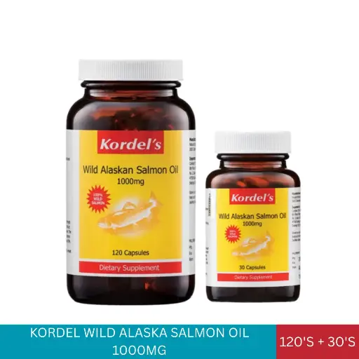 [011179] KORDEL WILD ALASKA SALMON OIL 1000MG (120'S+30'S)#