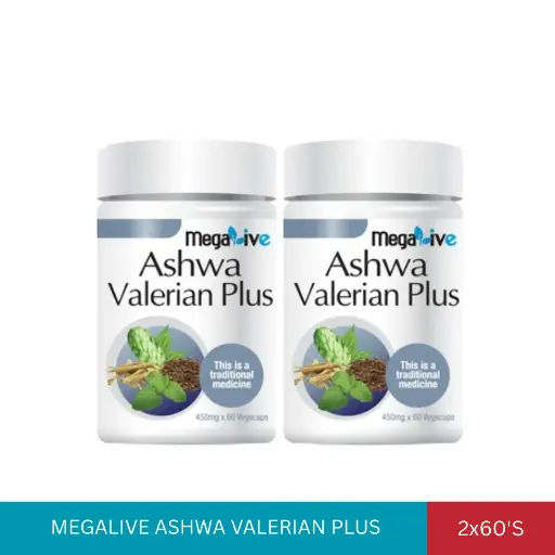 [012809] MEGALIVE ASHWA VALERIAN PLUS (2x60'S)*