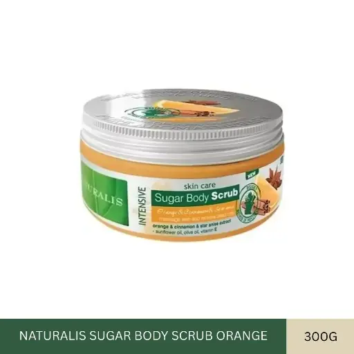 [013723] NATURALIS SUGAR BODY SCRUB ORANGE (300G)