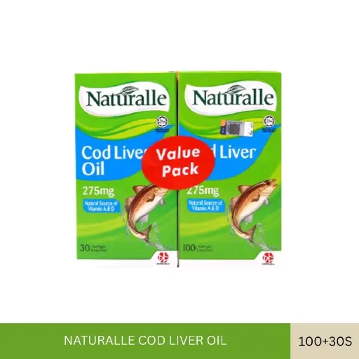 [013727] NATURALLE COD LIVER OIL(100'S+30'S)