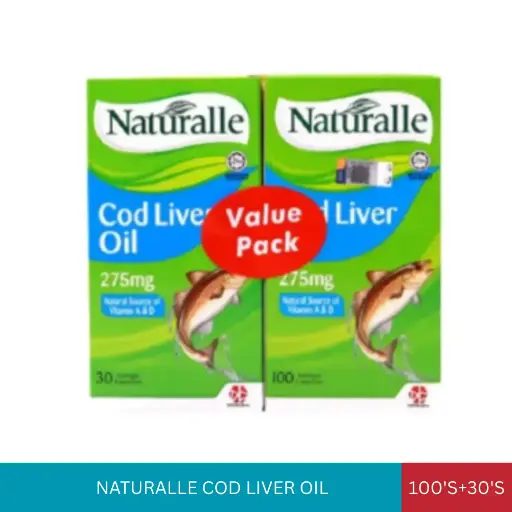 [013727] NATURALLE COD LIVER OIL(100'S+30'S)