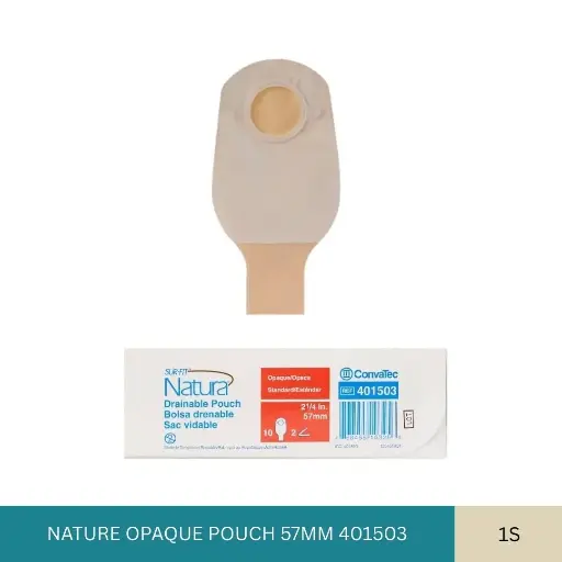 [013743] NATURE OPAQUE POUCH 57MM 401503 (1'S)