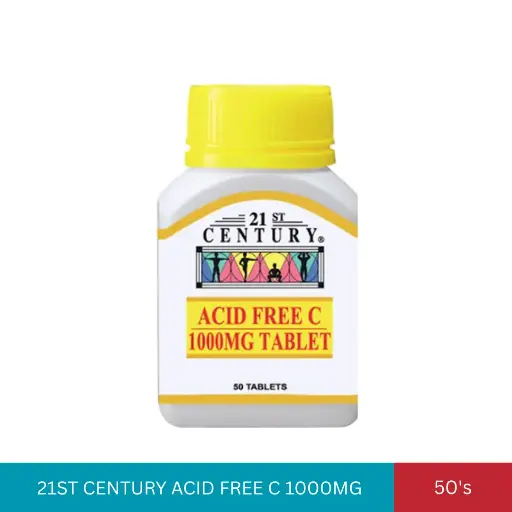 [000013] 21ST CENTURY ACID FREE C 1000MG (50'S)