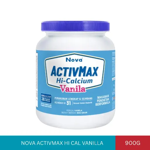 [014748] NOVA ACTIVMAX HI CAL VANILLA (900G)#