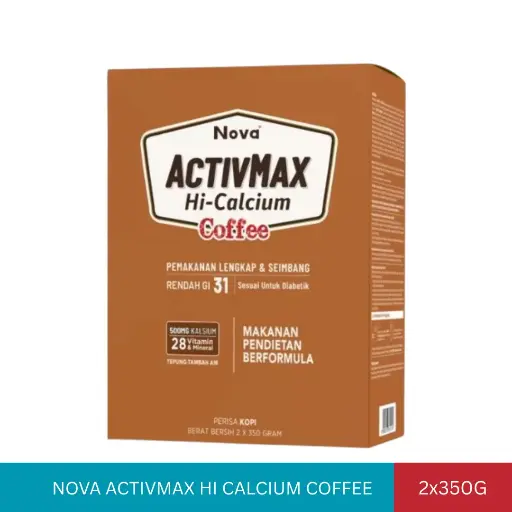 [014749] NOVA ACTIVMAX HI CALCIUM COFFEE (2X350G)