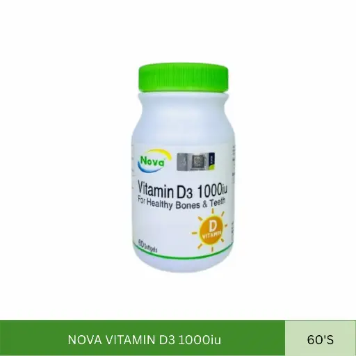 [014887] NOVA VITAMIN D3 1000IU (60'S)#
