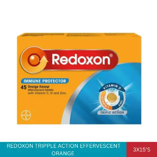 [017821] REDOXON TRIPPLE ACTION EFFERVESCENT ORANGE (3X15'S)*