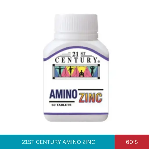 [000017] 21ST CENTURY AMINO ZINC (60'S)