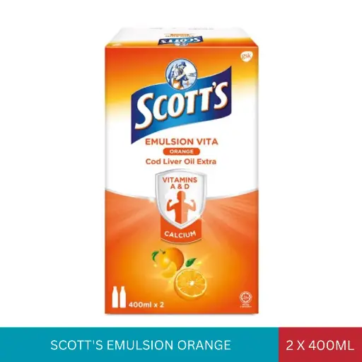 [018740] SCOTT'S EMULSION ORANGE (2X400ML)#