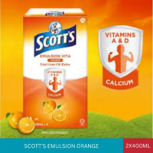 [018740] SCOTT'S EMULSION ORANGE (2X400ML)#