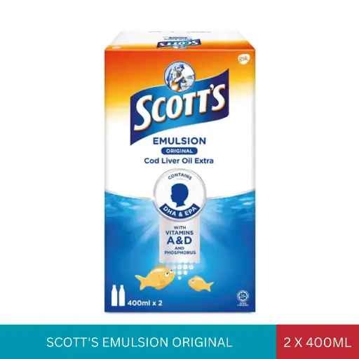 [018743] SCOTT'S EMULSION ORIGINAL (2X400ML)*