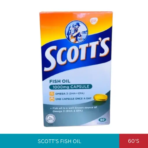 [018747] SCOTT'S FISH OIL 1000MG (60'S/BOX)#