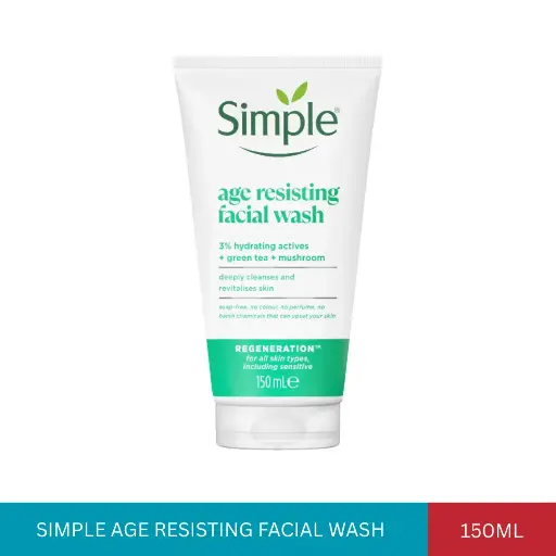 [019558] SIMPLE AGE RESISTING FACIAL WASH (150ML)#